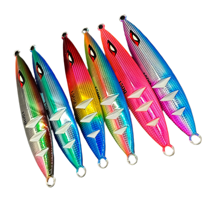 UV RAZOR EDGE JIGS (W GLOW)