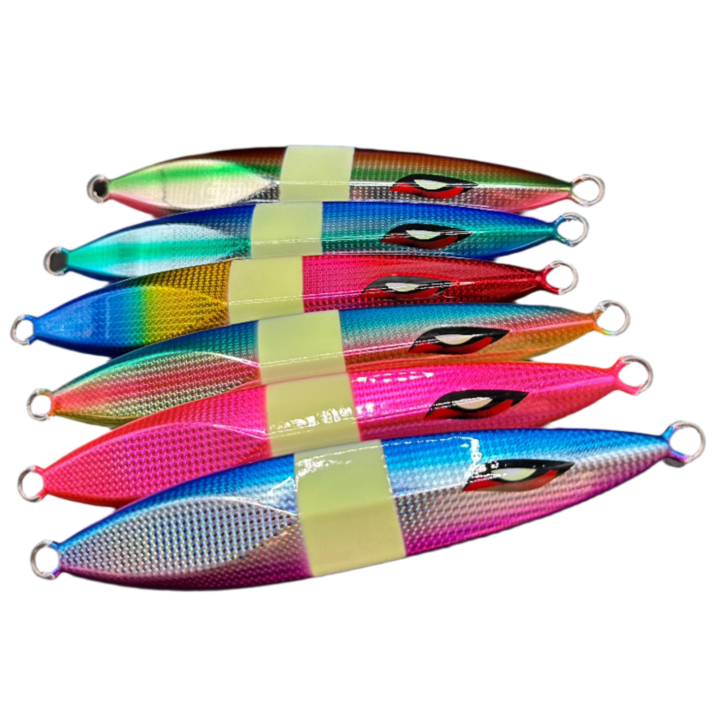 UV RAZOR EDGE JIGS (W GLOW)